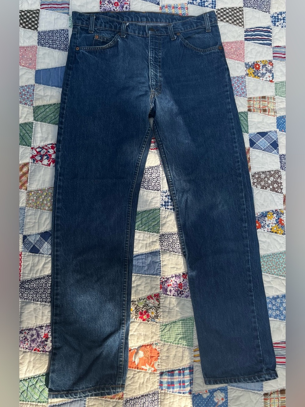 Levi's Orange Tab Men's Straight Leg Jeans - Dark Blue Wash